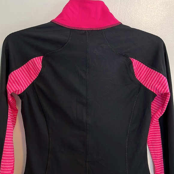 RBX Pink & Black Half Zip Lightweight Pullover - Picture 7 of 8